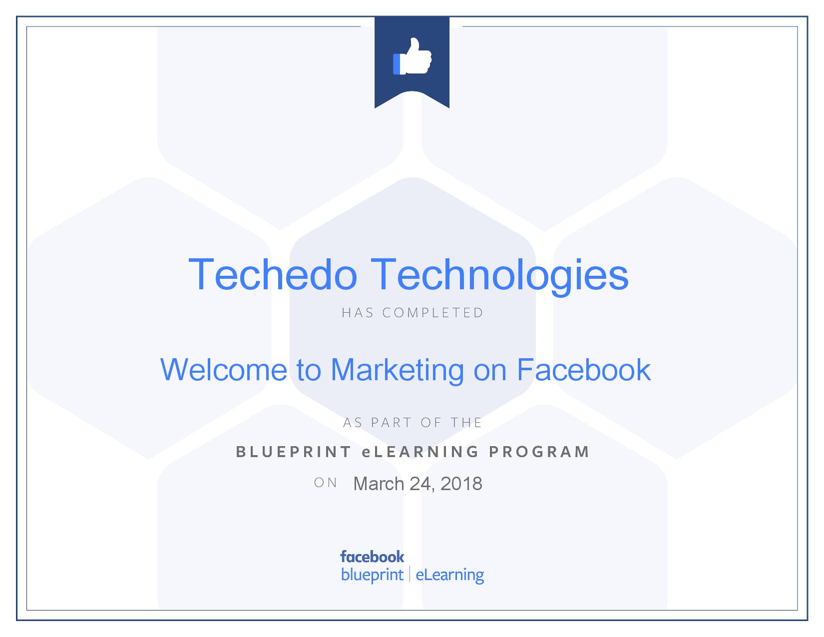 Marketing in Facebook Certificate